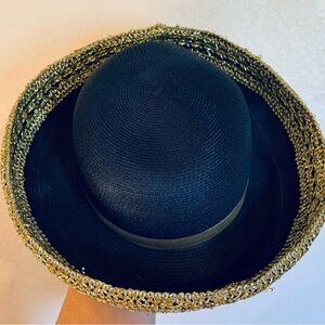 Vintage Mr. D Hat Navy With Gold Trim